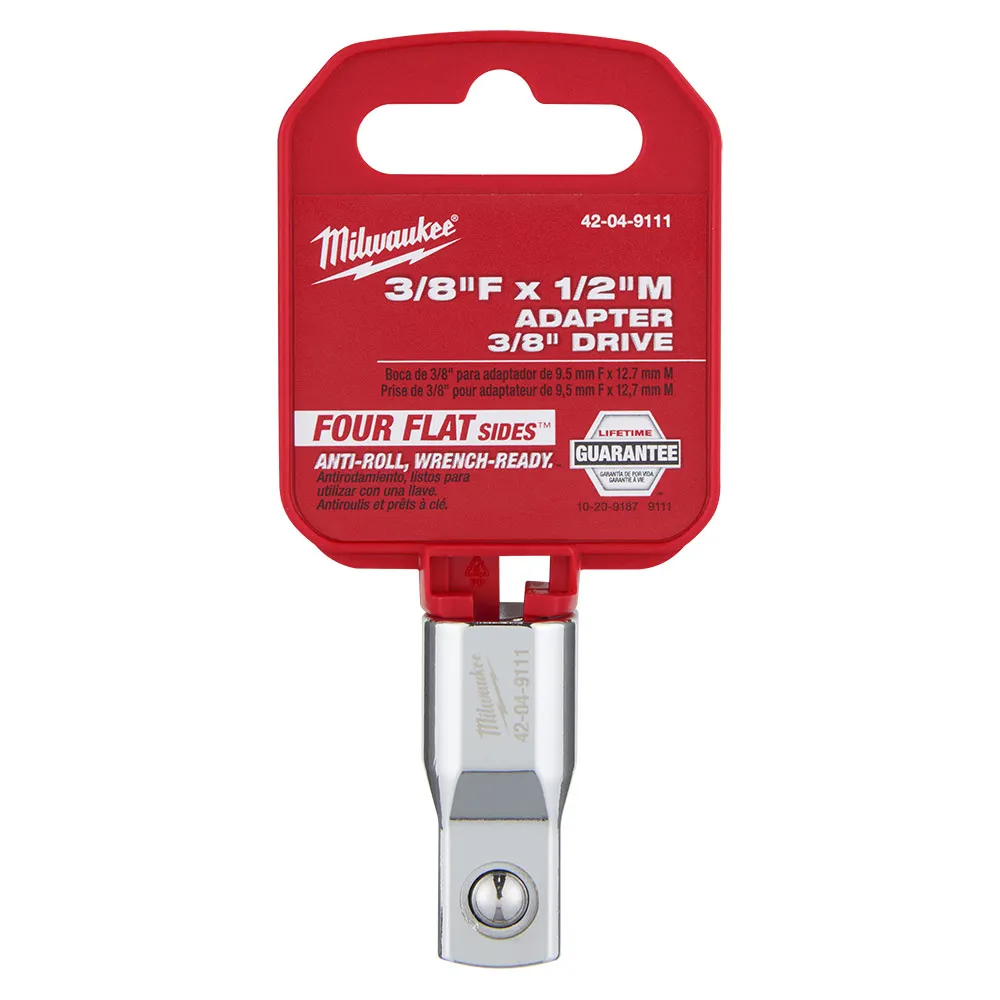 MILWAUKEE 3/8" Drive 3/8"F x 1/2"M Socket Adaptor 42049111