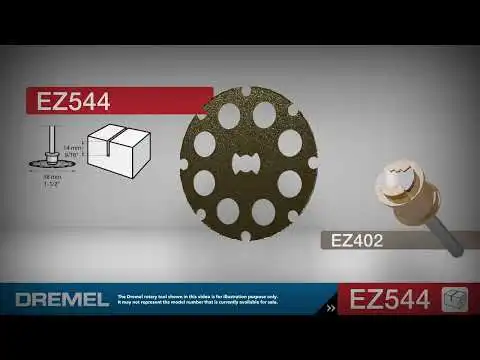 DREMEL EZ544 EZ Lock Carbide Cutting Wheel