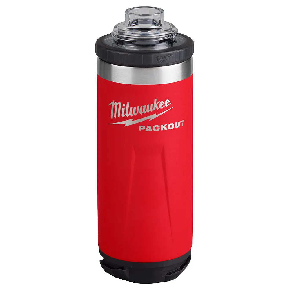 MILWAUKEE PACKOUT™ 532ml Modular Bottle with Chug Lid - Red 48228382R