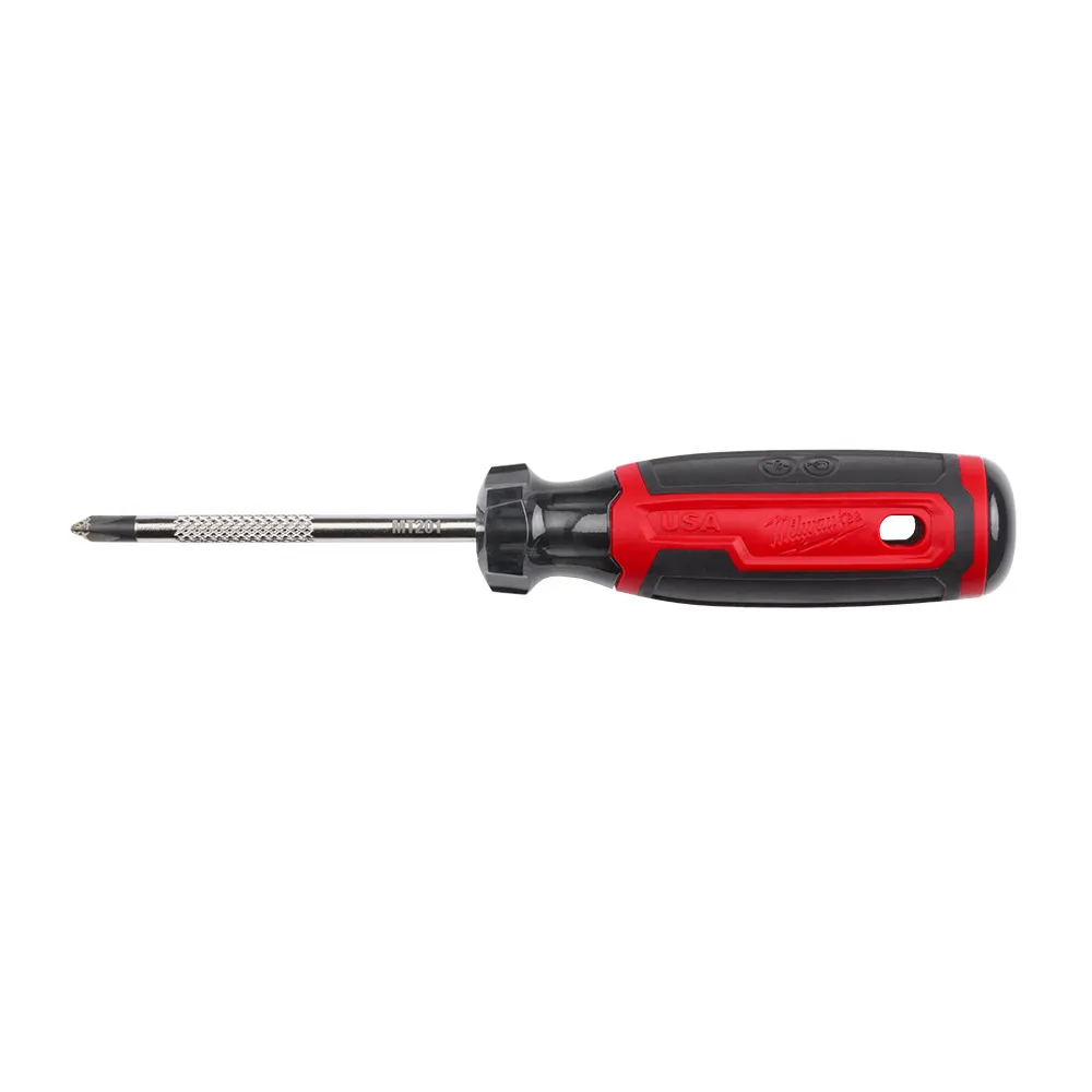 MILWAUKEE 76mm #1 USA Made Acetate Soft Grip Handle Phillips Screwdriver MT201