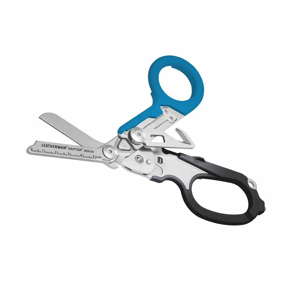 LEATHERMAN INC 6 Built-In Ems Tools Blue/Black Handles - Box YL833066