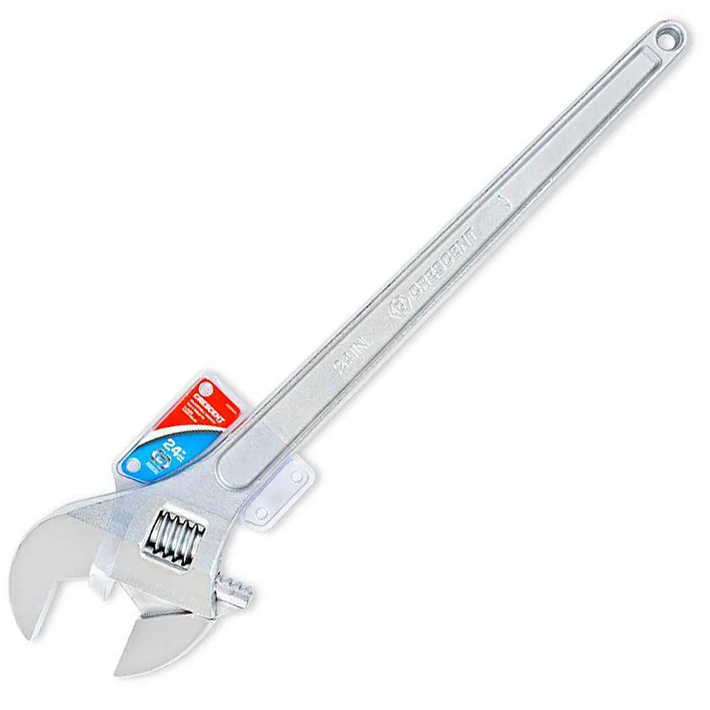 CRESCENT 610mm Adjustable Tapered Handle Wrench - Carded AC224VS