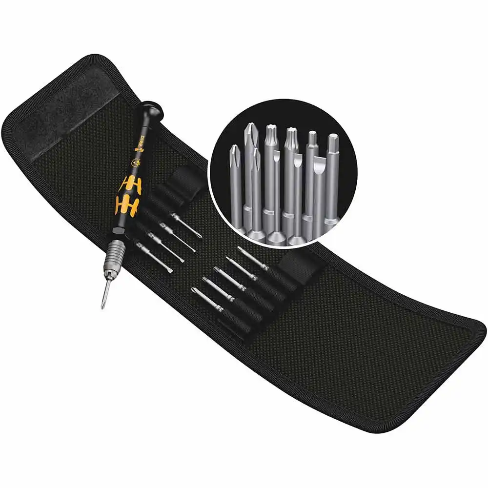 WERA Micro Wallet Precision Handle Screwdriver - 11 Piece WER073670