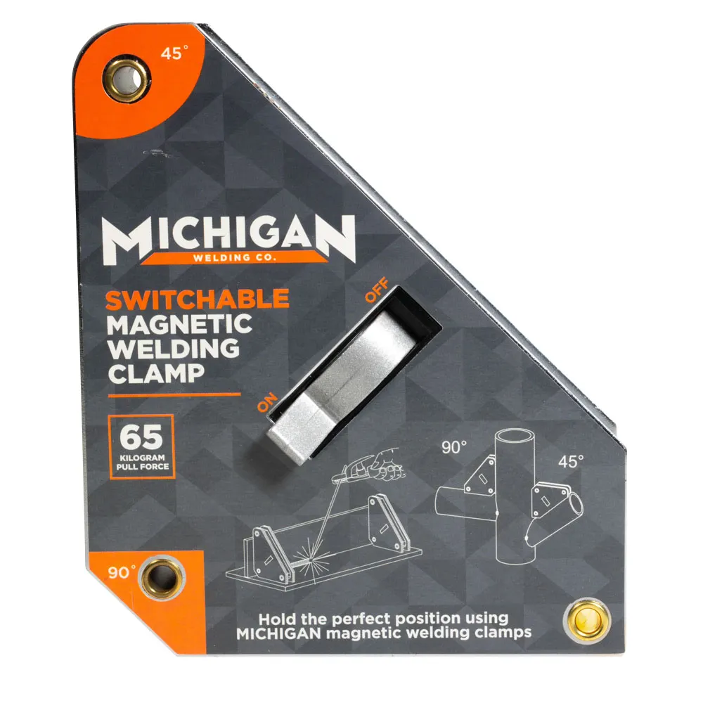 MICHIGAN Multi-Angle 65kgf Switchable Magnetic Welding ClampMMAGSSW65