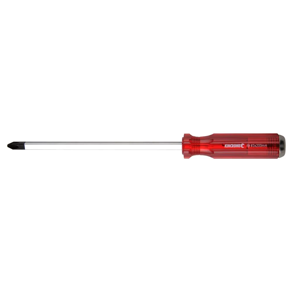 KINCROME No 3 x 200mm Thru-Tang Phillips Screwdriver K5184