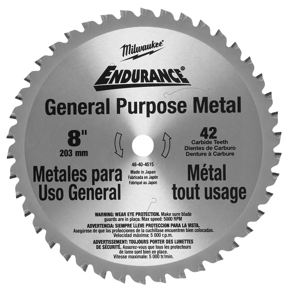 MILWAUKEE 203mm (8") 42T Circular Saw Blade 48404515