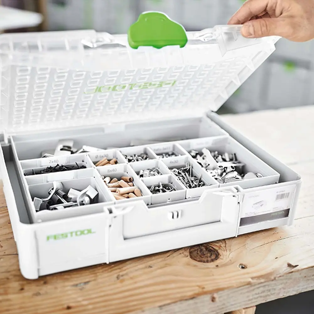 FESTOOL 89mm x 396mm 22 SYS3ORGM8922XESB Compartment Organiser Systainer3 - Medium 204853