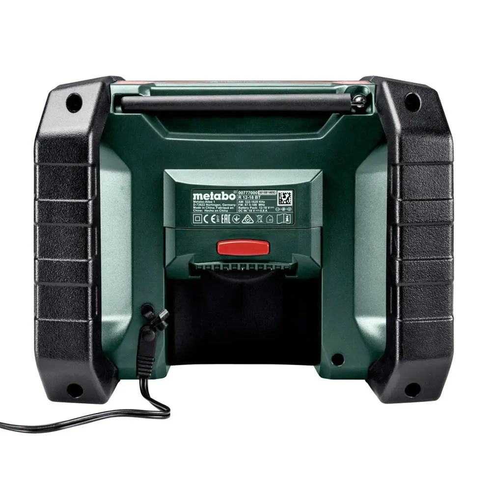 METABO 12V/18V Worksite Radio Skin 600778590
