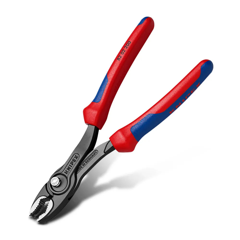 KNIPEX 200mm TwinGrip Slip Joint Plier 8202200SB