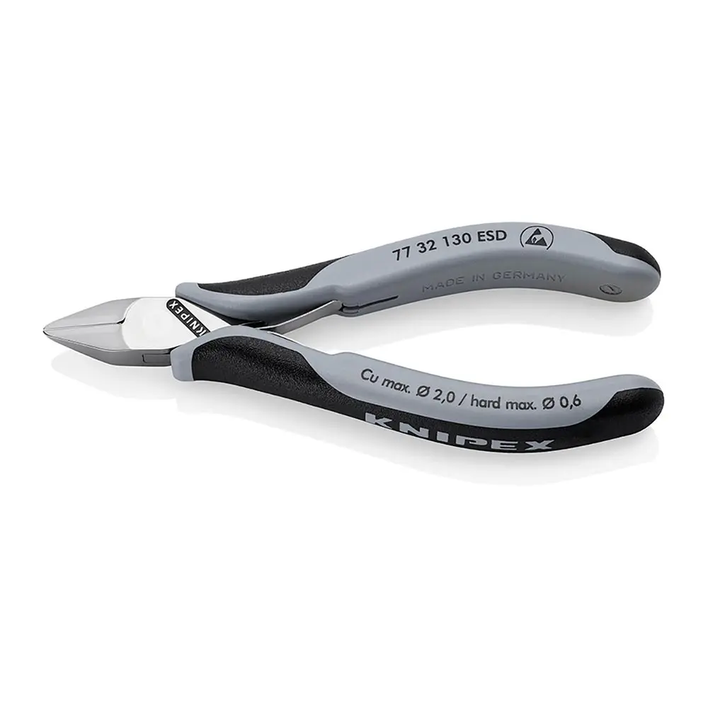 KNIPEX ESD 130mm Electronics Diagonal Cutter 7732130ESD