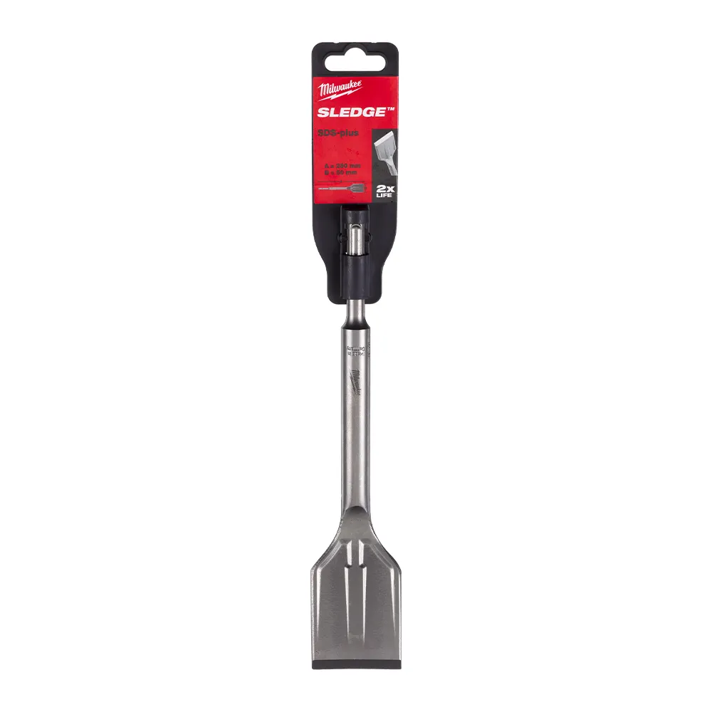 MILWAUKEE 250 X 50mm SDS Plus Angled Tile Chisel Bit 4932478265