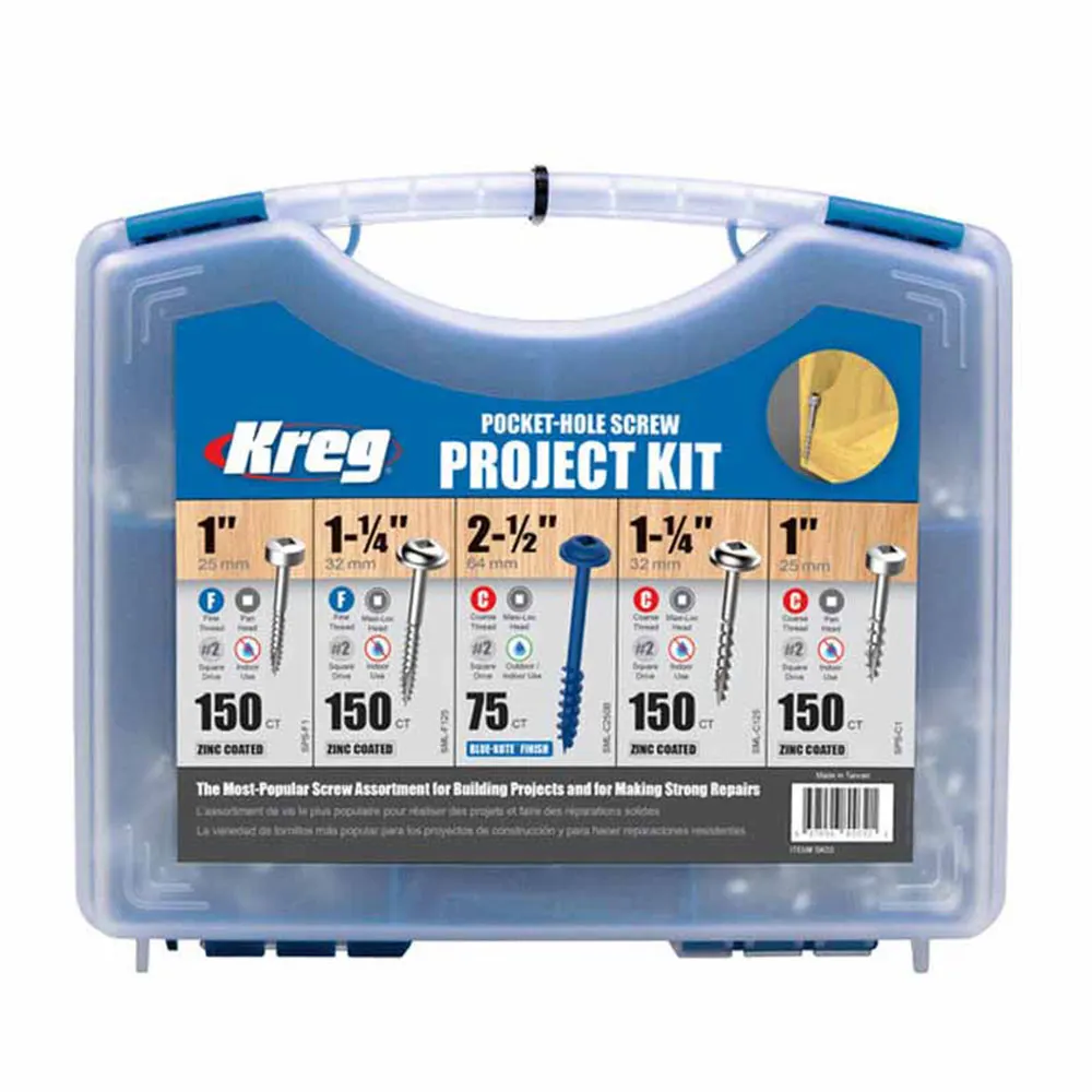 KREG Pocket Hole Screw Kit - 675 Piece KR-SK03