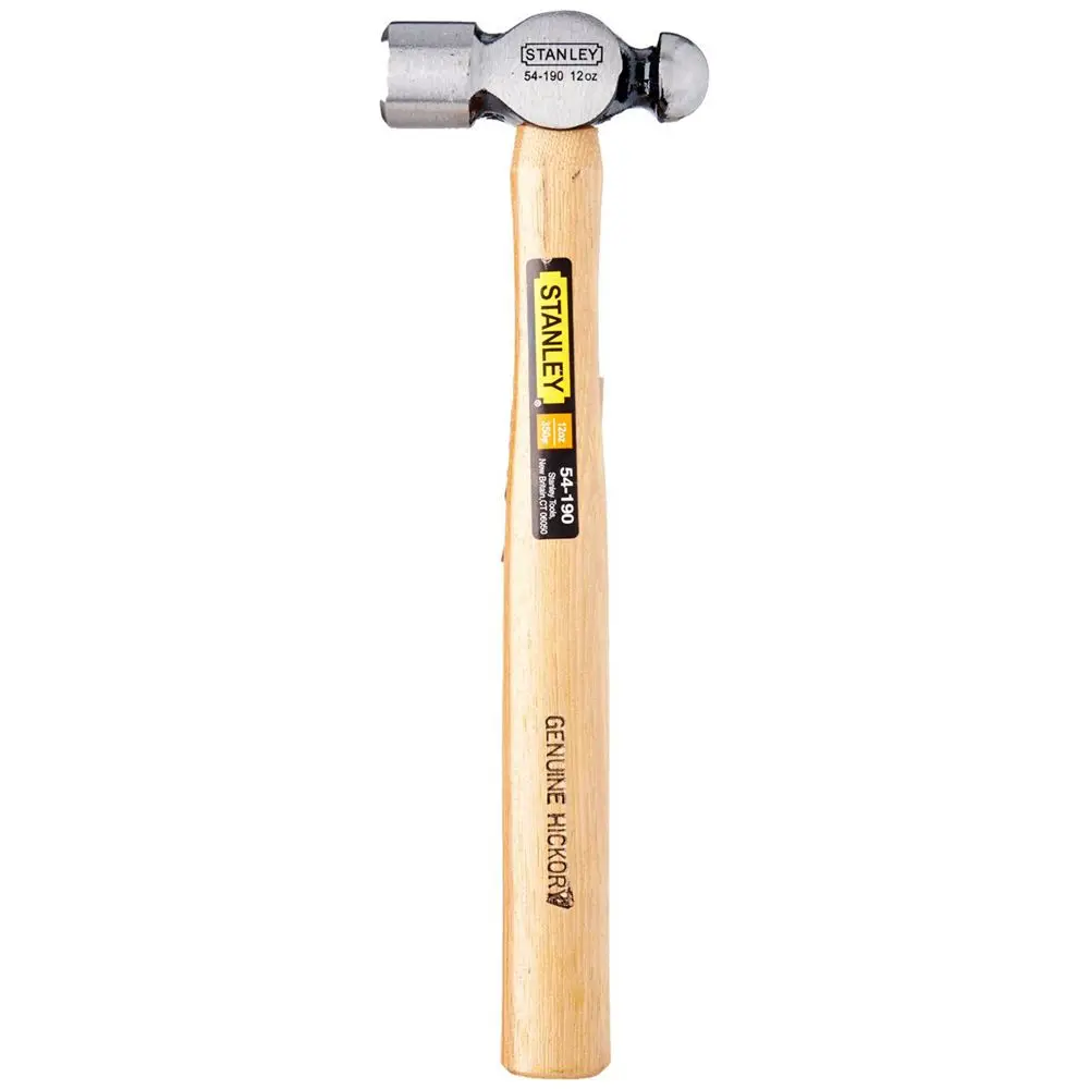 STANLEY 340g Wooden Ball Pein Hammer 54-190