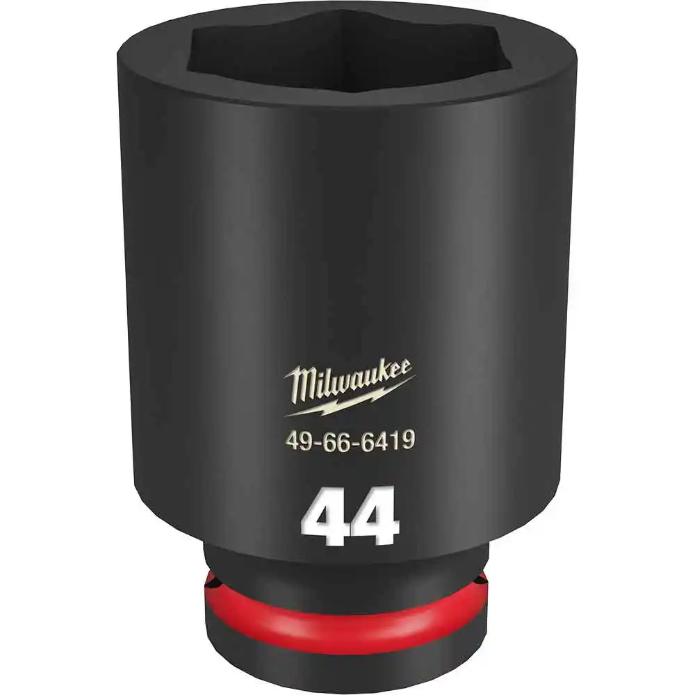 MILWAUKEE SHOCKWAVE 3/4inch Drive 44mm Deep 6 Point Impact Socket 49666419