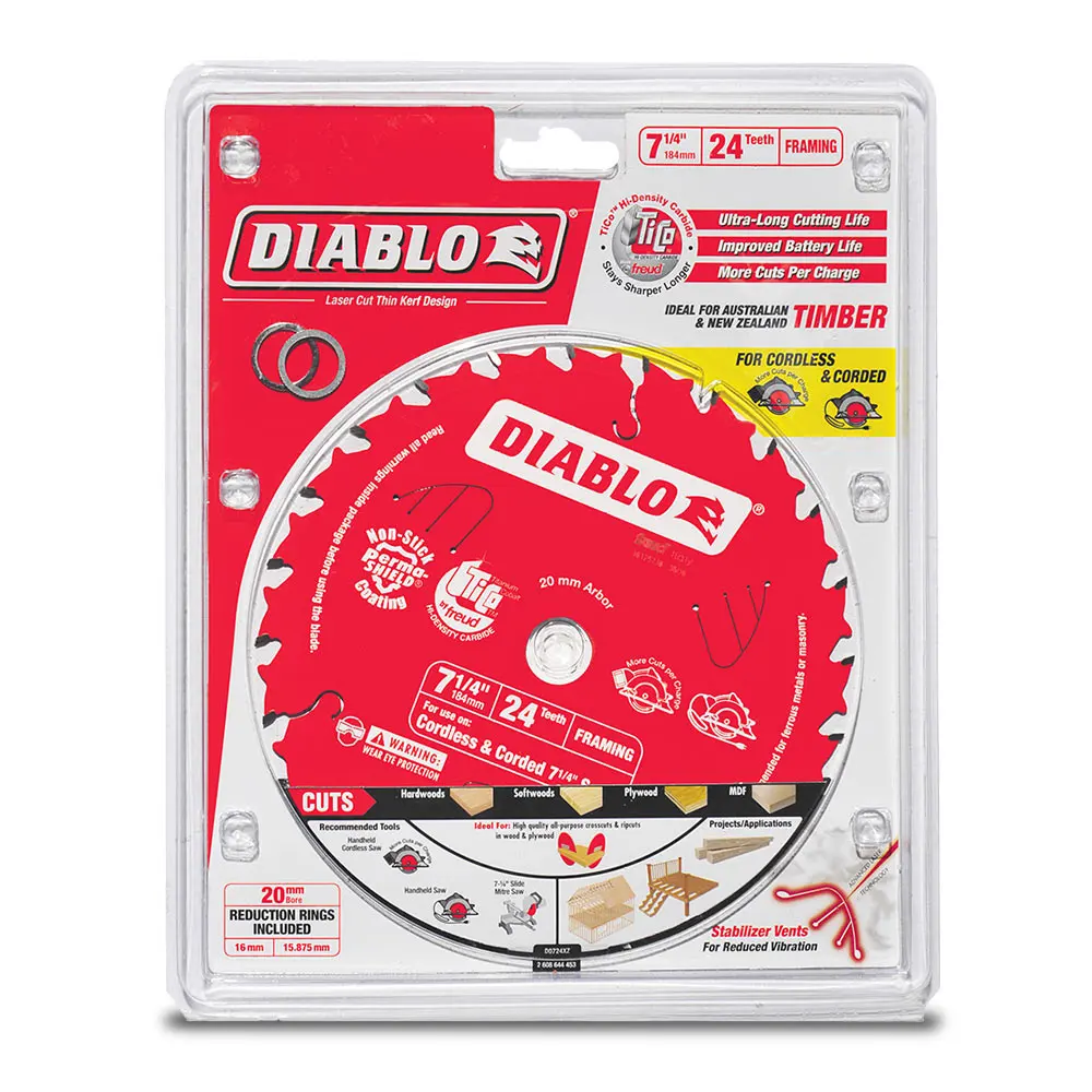 DIABLO  184mm 24T Framing Saw Blade 2608644453