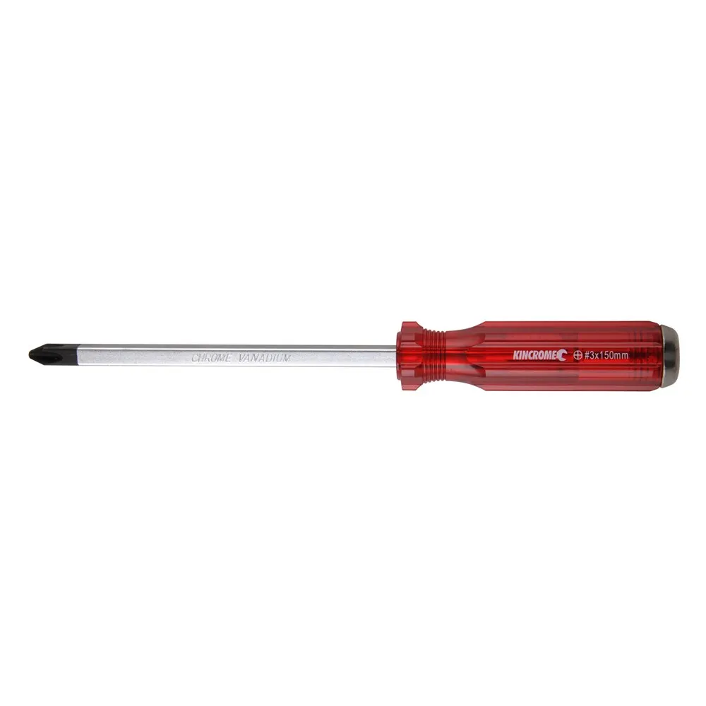 KINCROME No 3 x 150mm Thru-Tang Phillips Screwdriver K5181