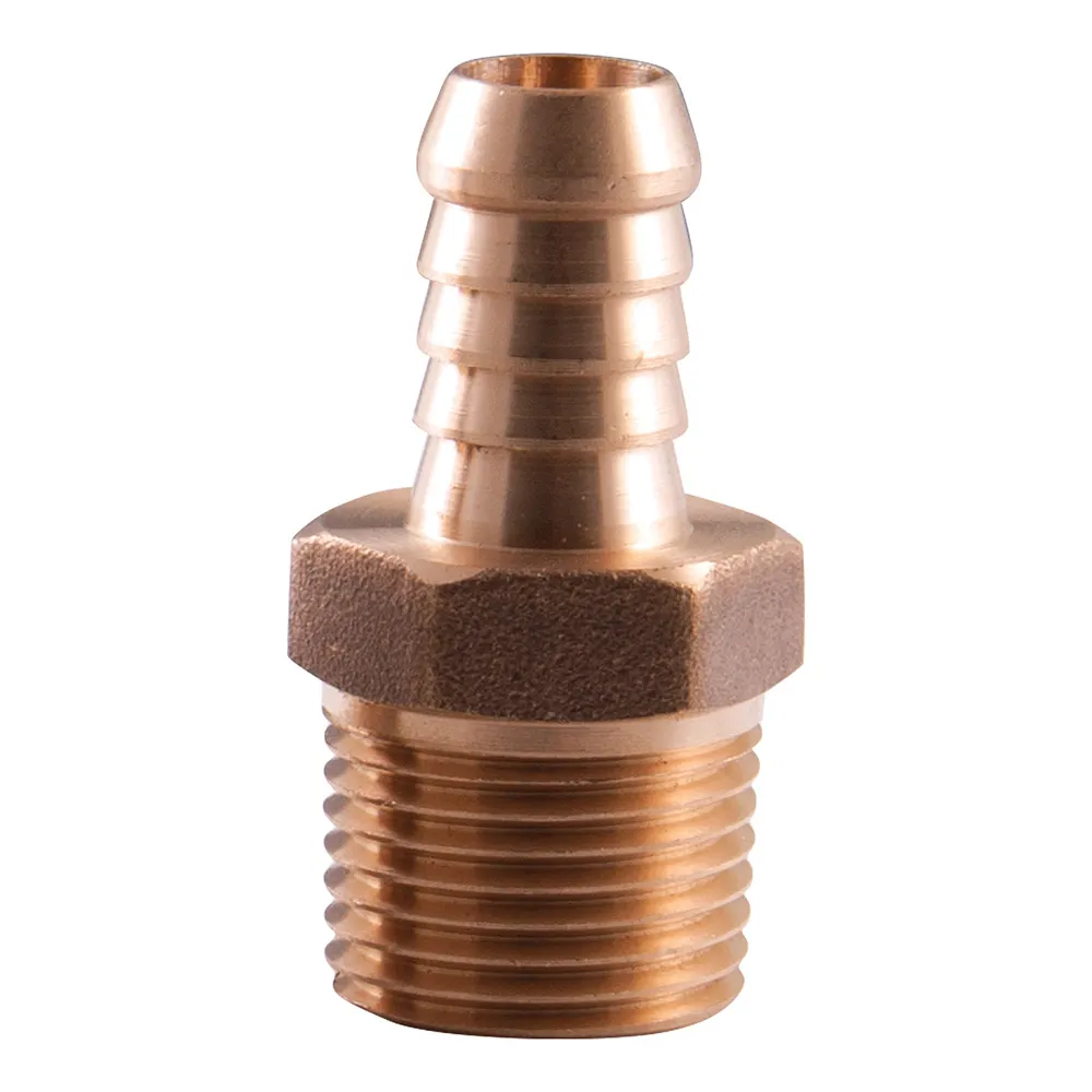 SONSBEEK TAILPIECE 1/2inch BARB 1/2inch BSP MALE, BRASS
