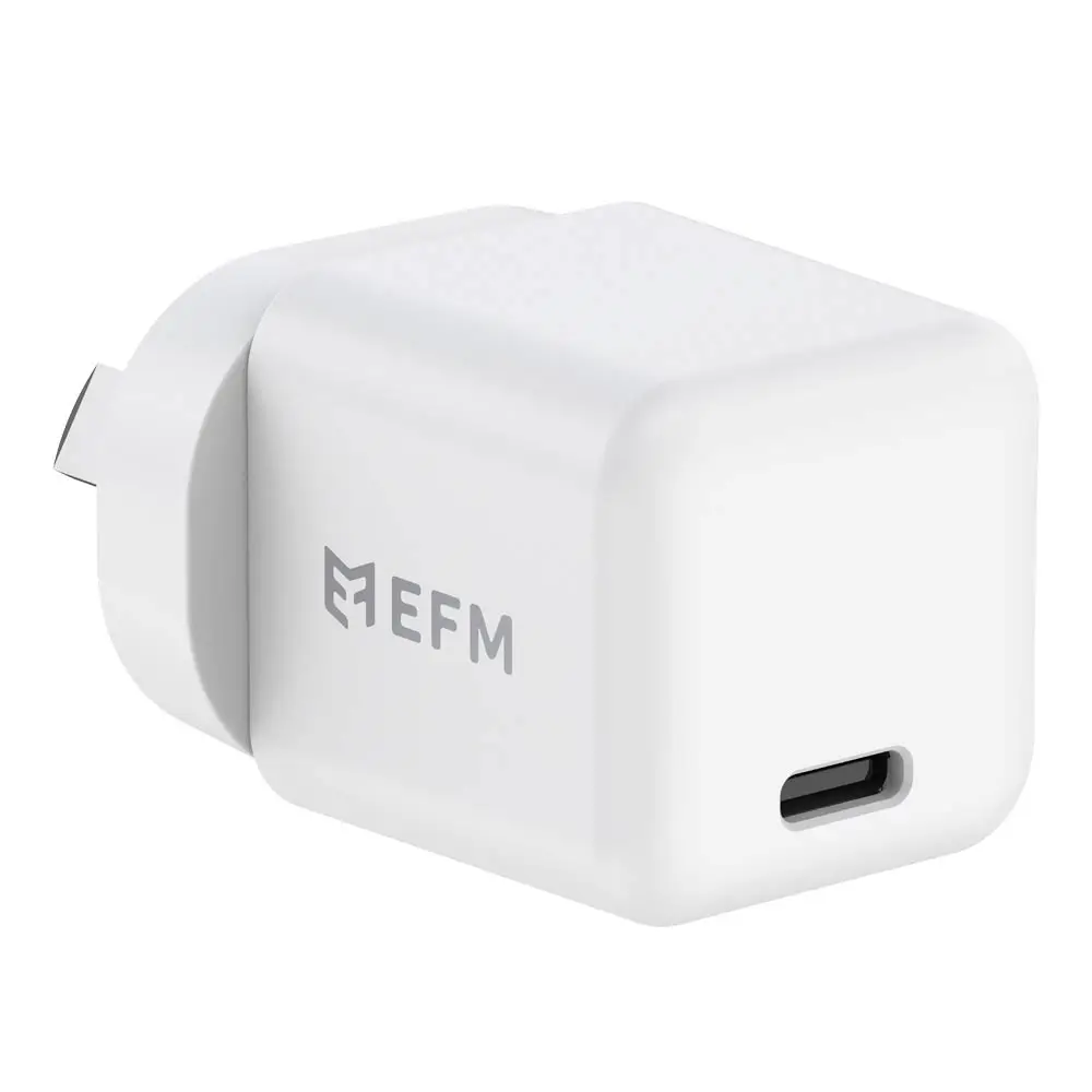 EFM ECO 20W Wall Charger - With Power Delivery and PPS Technology - White EFPW20U933WHI
