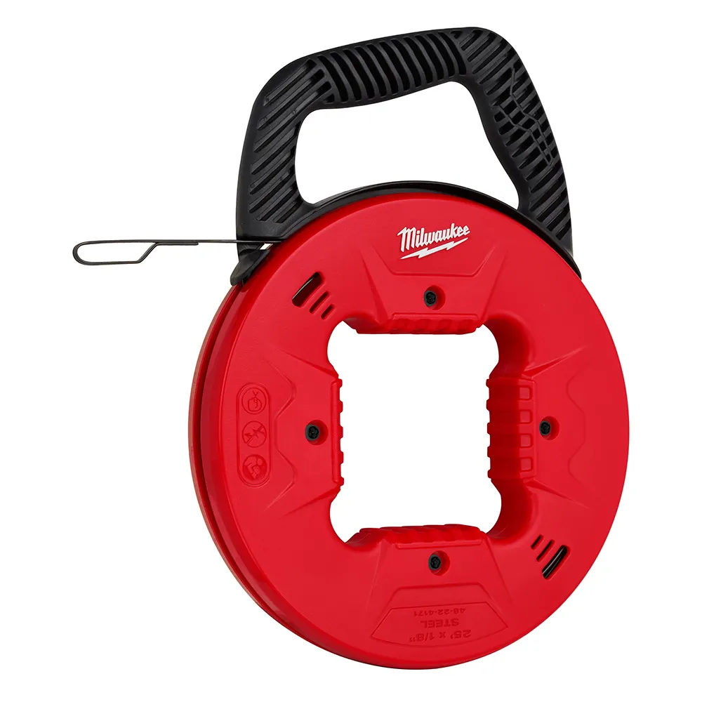 MILWAUKEE 3.2mm x 7.5m/25ft Steel Fish Tape 48224171