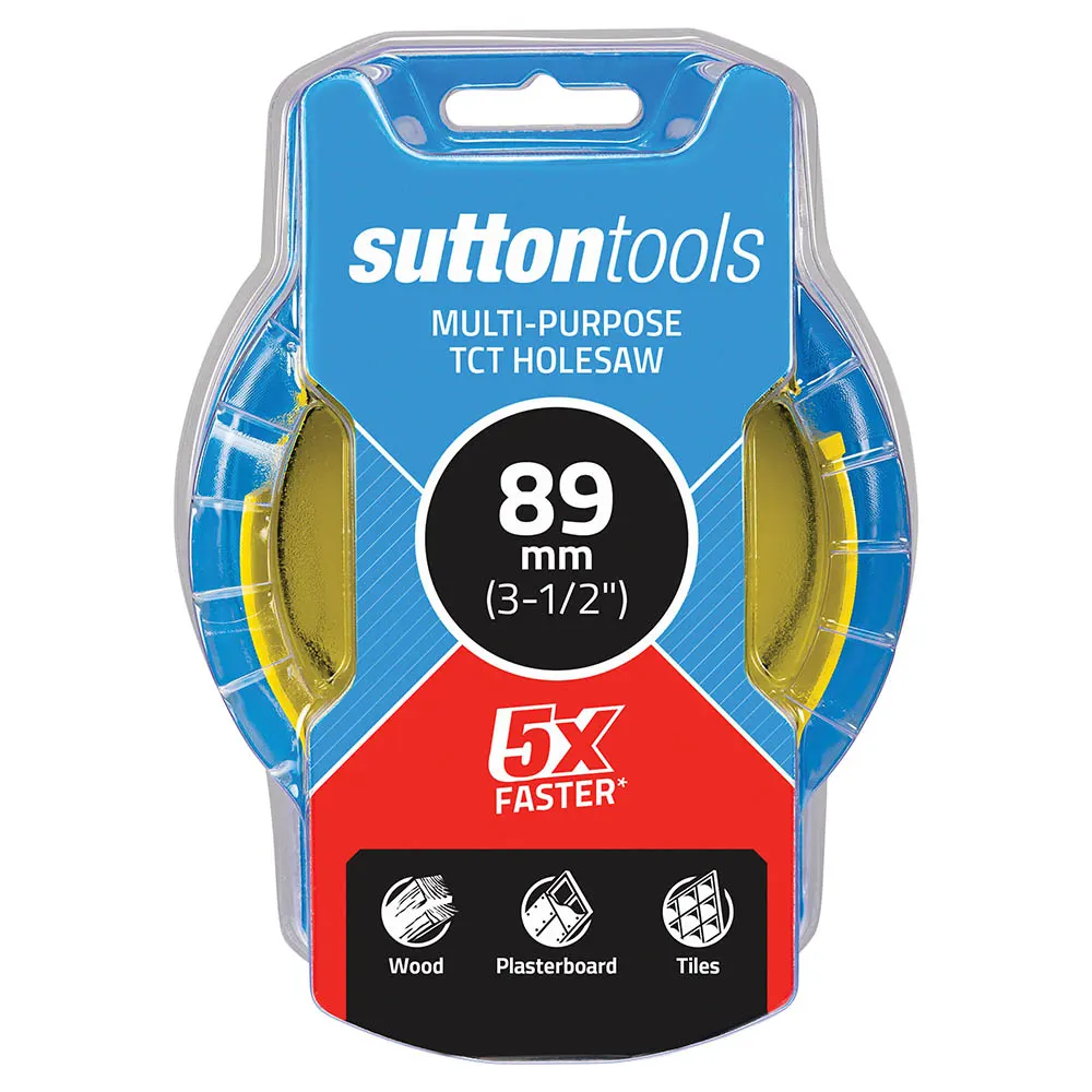 SUTTON 89mm (3-1/2inch) TCT Multi-Purpose Holesaw