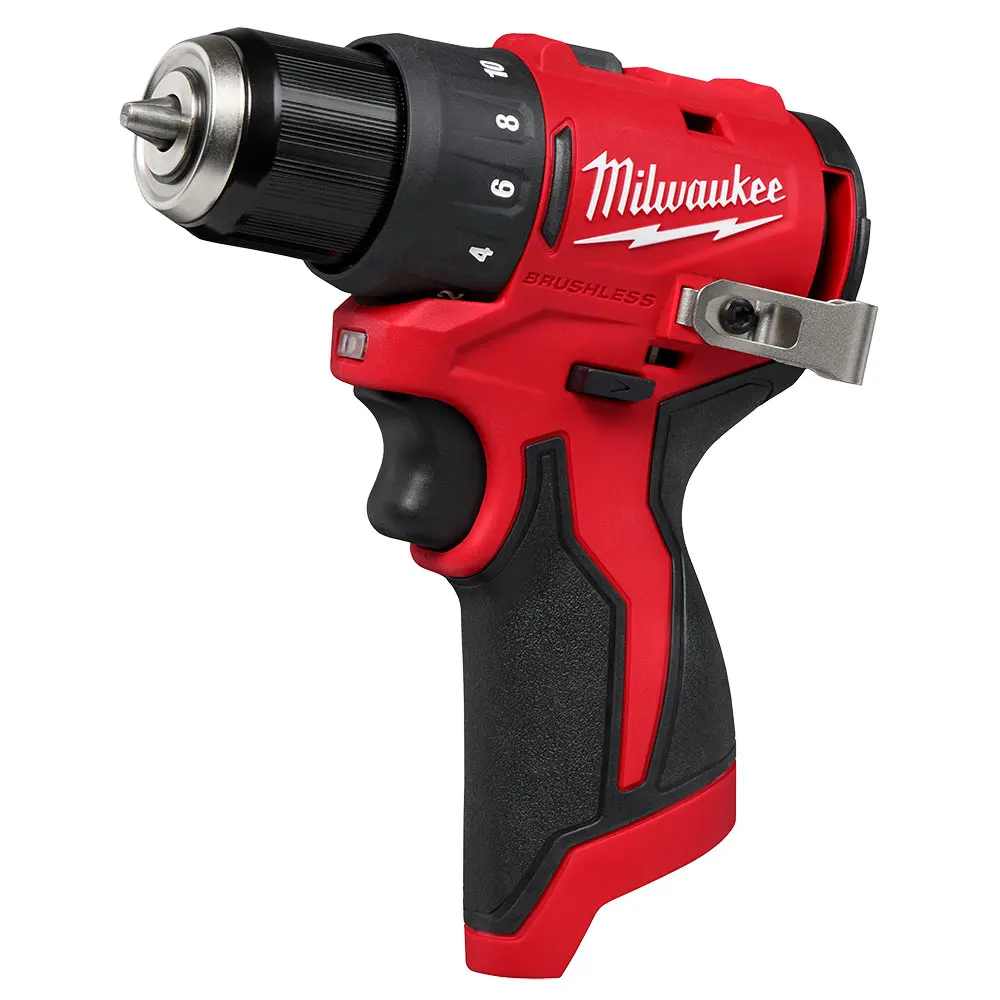 MILWAUKEE 12V Brushless Sub-Compact 10mm Drill/Driver Skin M12BLDDRC0