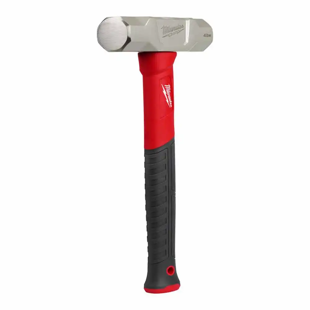 MILWAUKEE 4lb Fibreglass Rubber Grip Club Hammer 48229314