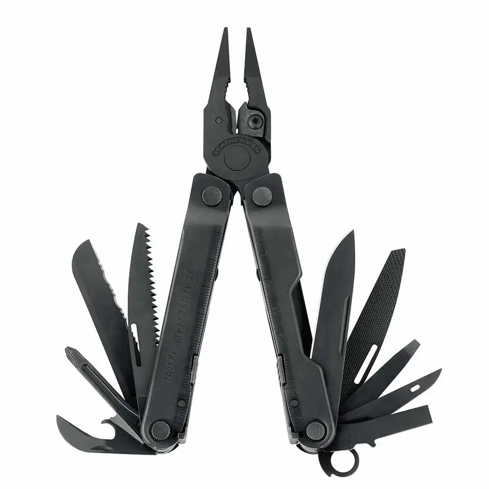 LEATHERMAN Rebar Lightweight Black Oxide Multi-Tool 189g 420HC S/S Blades with MOLLE Black Sheath YL831562