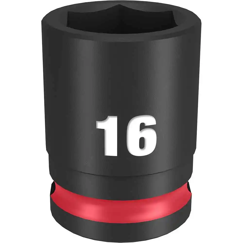MILWAUKEE SHOCKWAVE 3/8" Drive 16mm Standard 6 Point Impact Socket 49666140