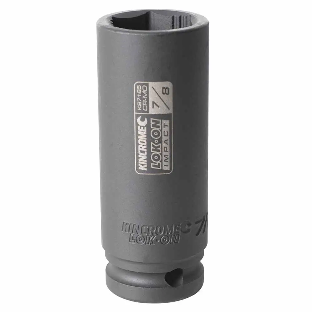 KINCROME LOK-ON 7/8" 1/2" Drive Deep Impact Socket K27165