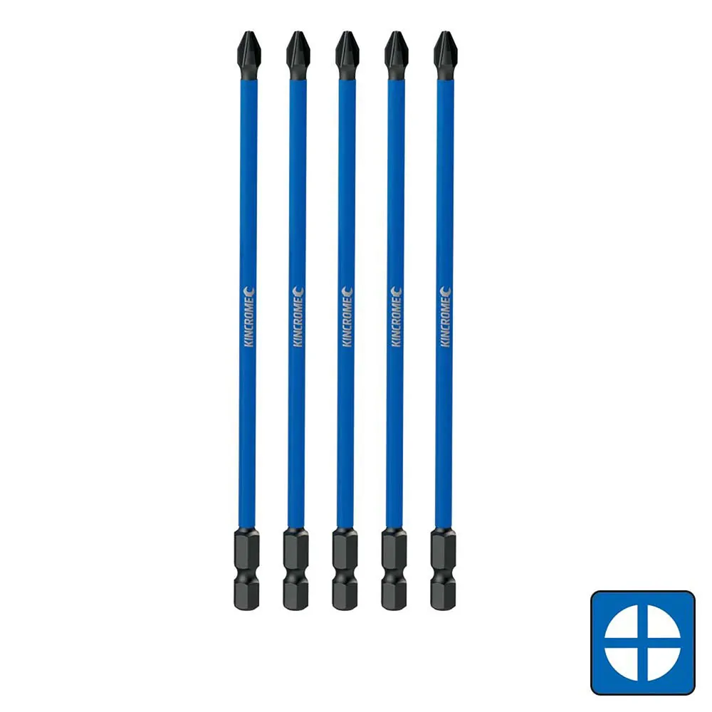 KINCROME PH2 x 150mm Phillips Screwdriver Bit - 5 Piece K21251