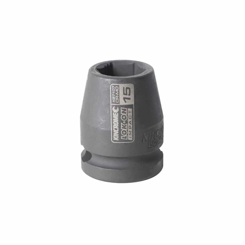 KINCROME LOK-ON 15mm 1/2" Drive Impact Socket K27107