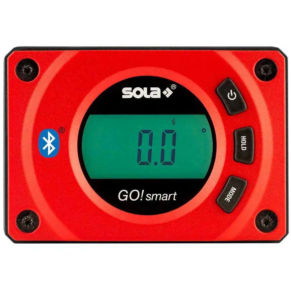 SOLA Go! Smart Digital Spirit Level With Inclinometer & Protractor 01483001