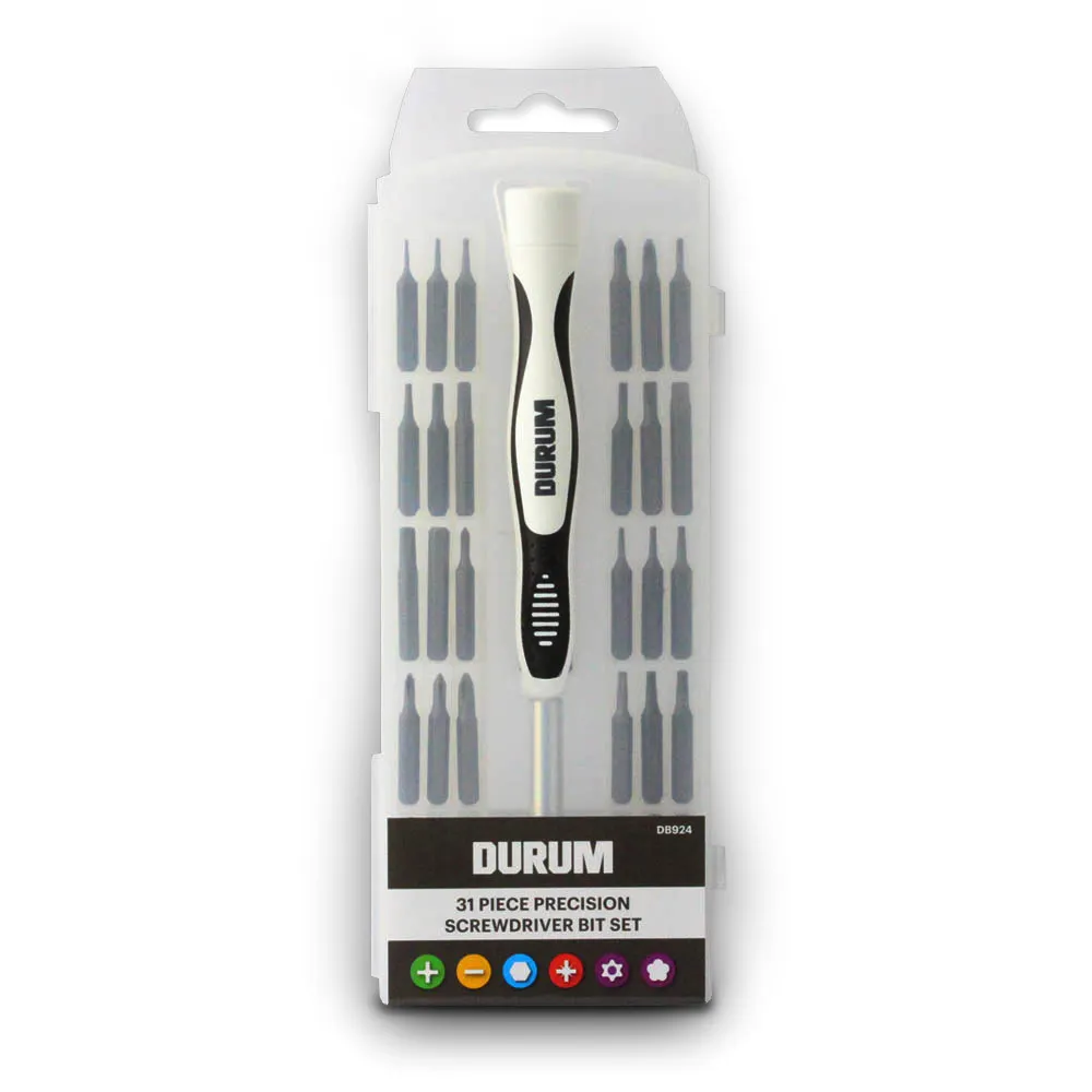 DURUM Precision Screwdriver Bit Set 31pc DB924