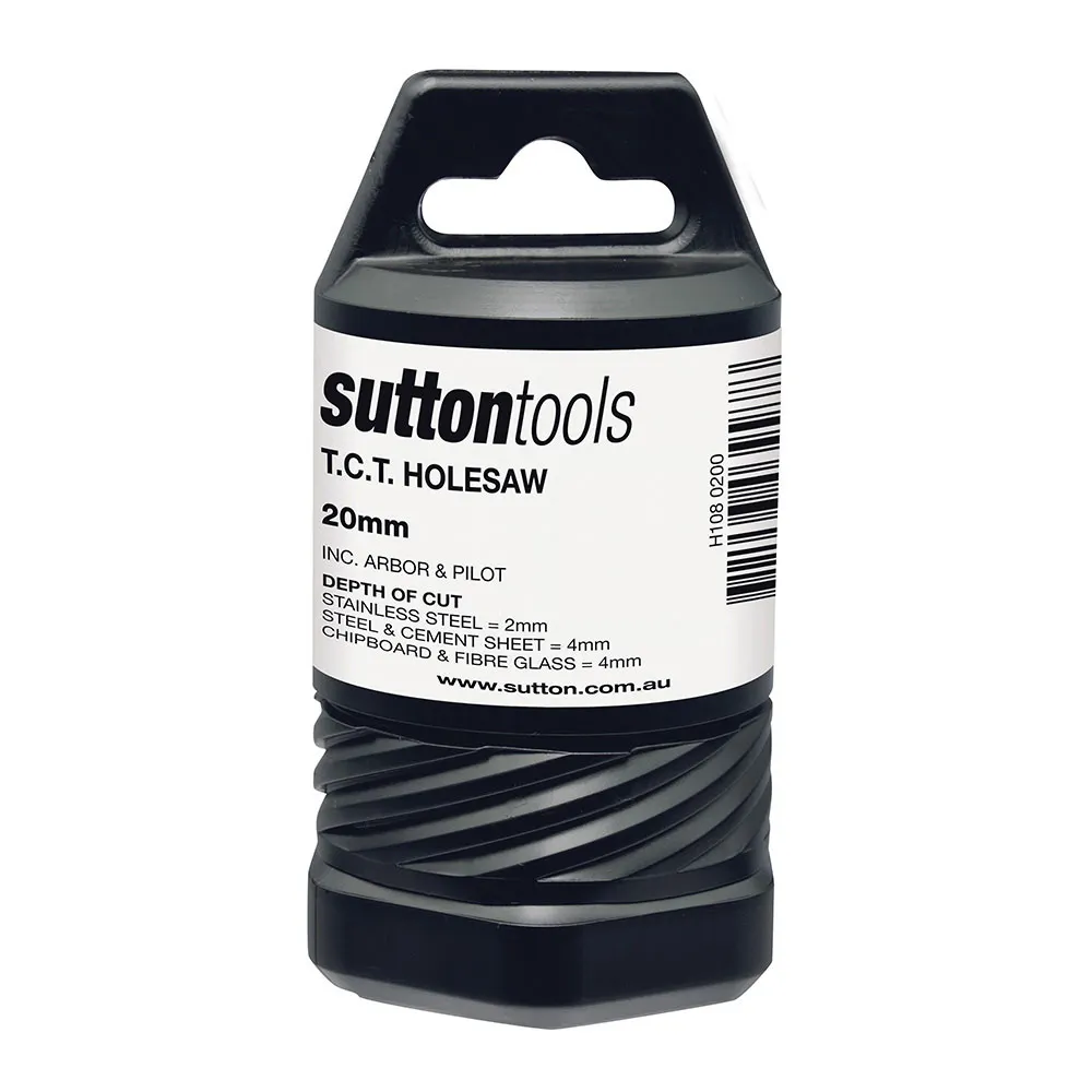 SUTTON 21mm TCT Metal Holesaw w/ Arbor H1080210