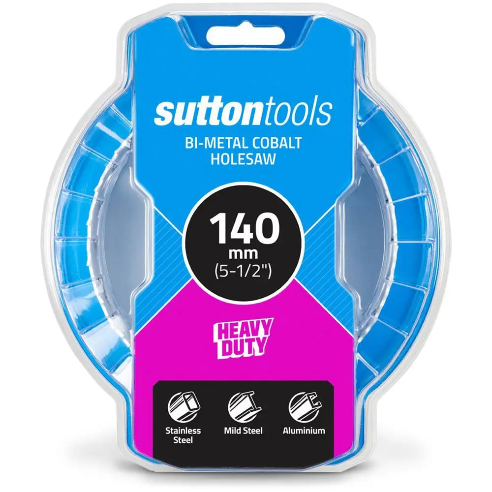 SUTTON 140mm (5.1/2inch) Bi-Metal Cobalt Holesaw