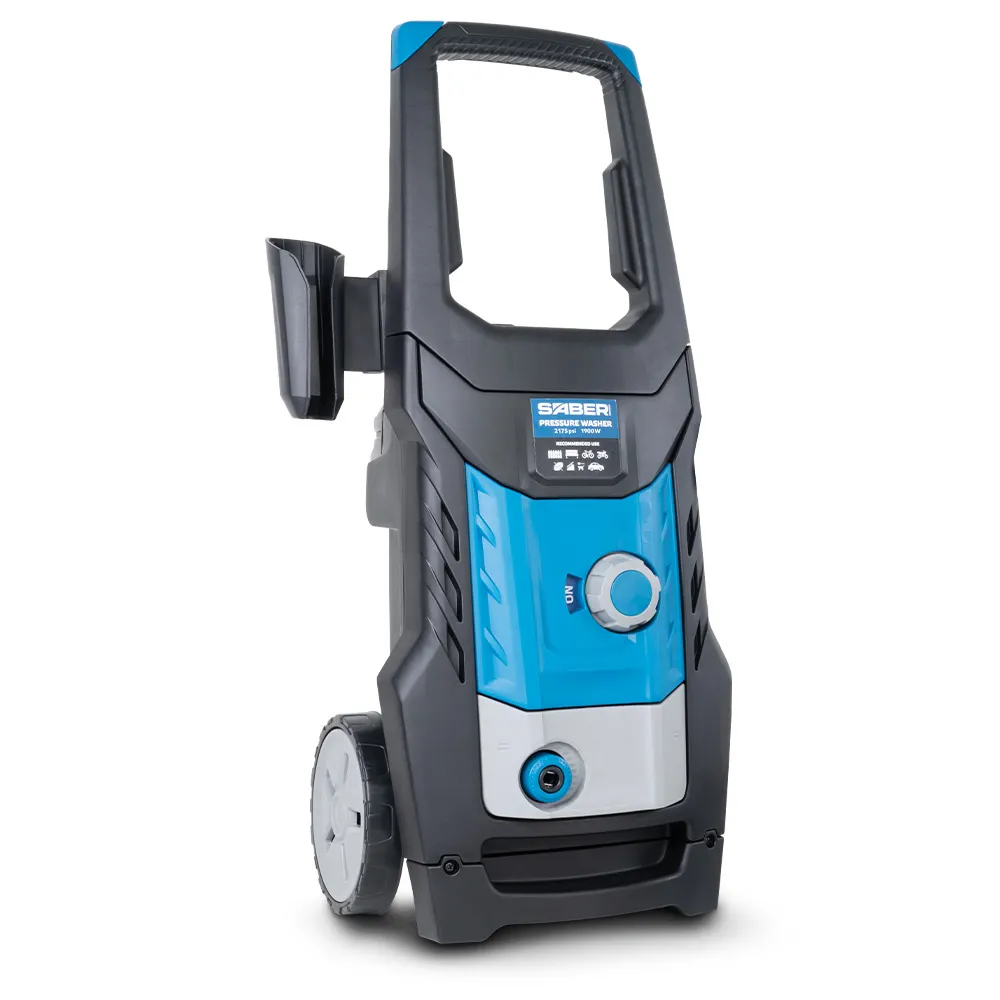 SABER 1900W 2175PSI Pressure Washer with Brush Kit SABPWE1900