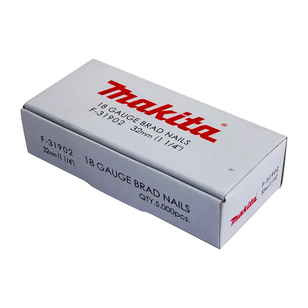 MAKITA 32 x 1.2mm EG 18GA C1 Nail Brad 5000Box F31902