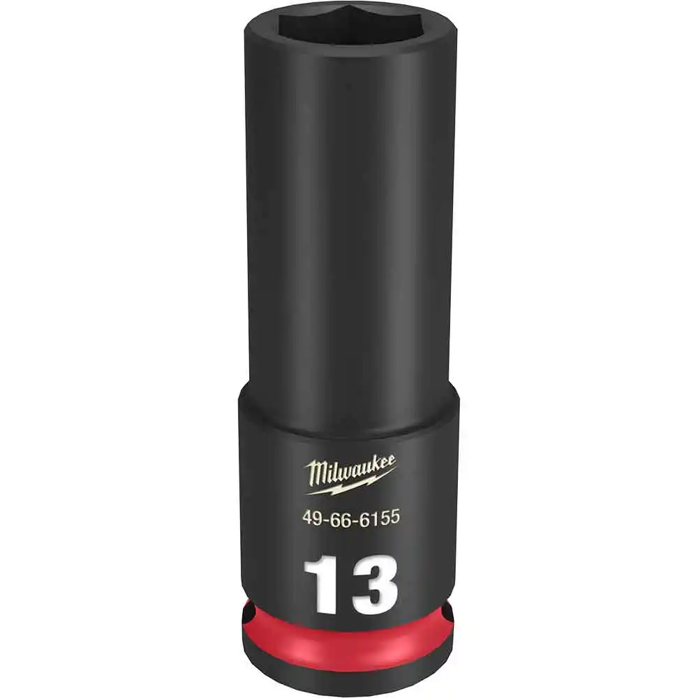 MILWAUKEE SHOCKWAVE 3/8" Drive 13mm Deep 6 Point Impact Socket 49666155
