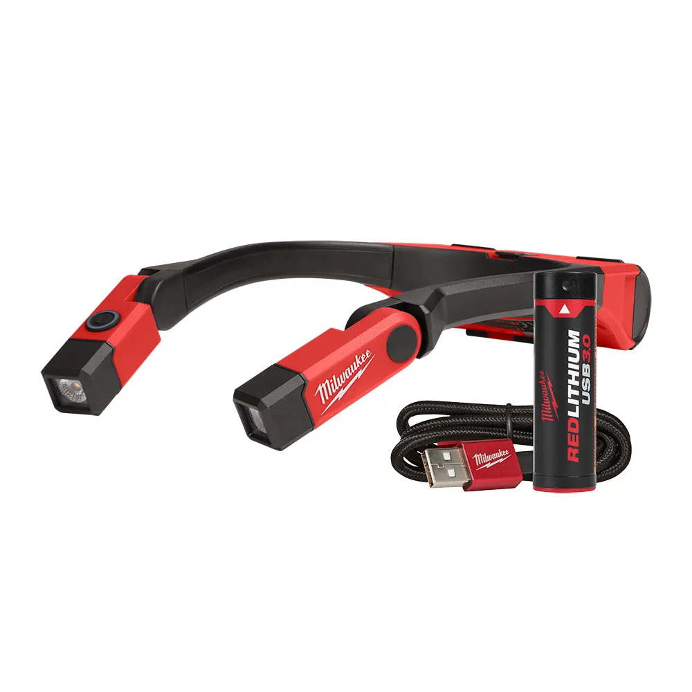 MILWAUKEE REDLITHIUM USB Rechargeable Neck Light Kit L4NL400301