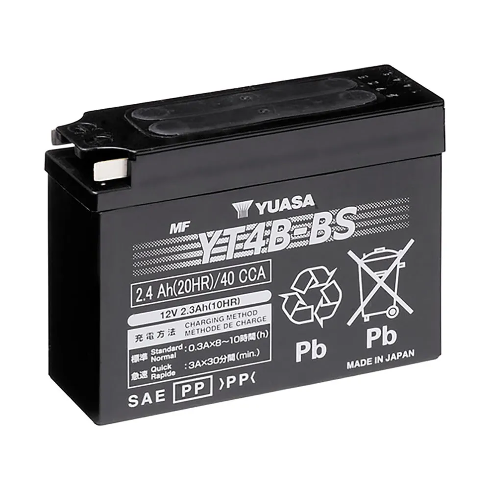 YUASA MOTORCYCLE YT4B-BS Motorcycle Battery 156004