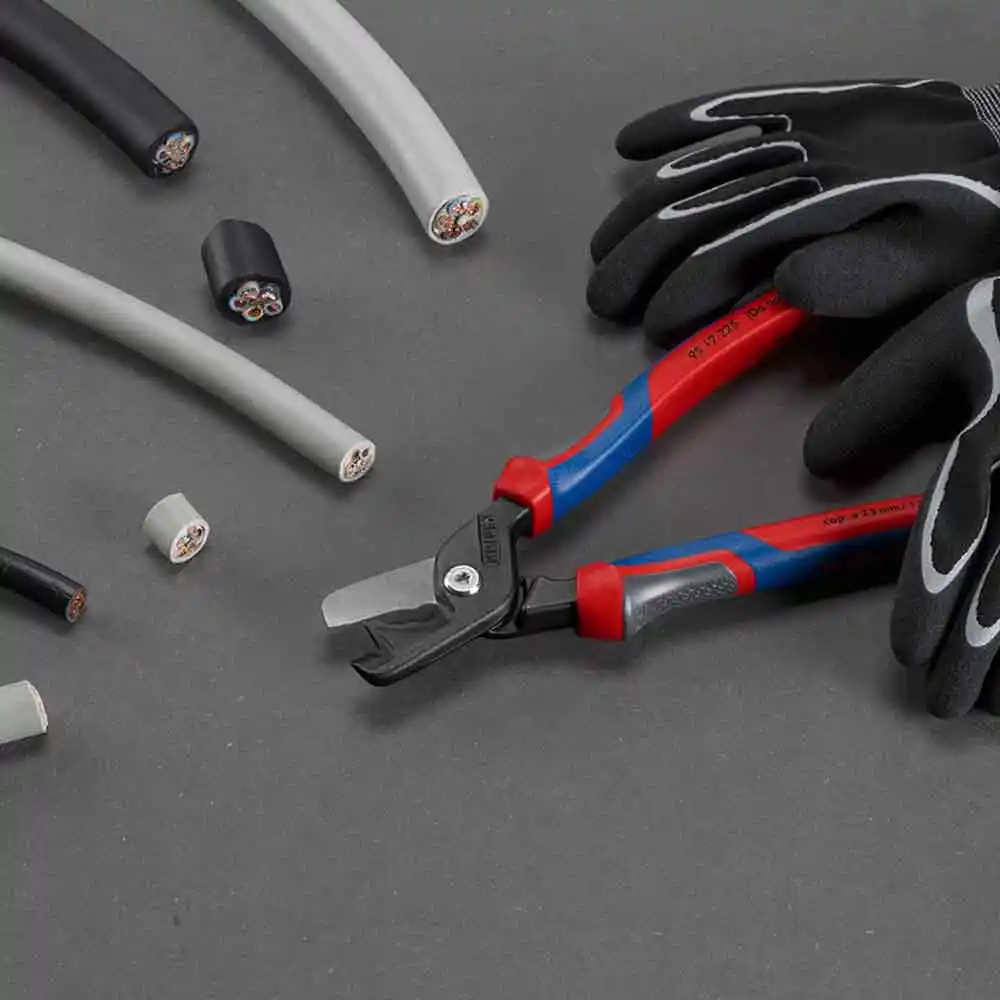 KNIPEX Stepcut 225mm Cable Cutter - XL 9512225SB
