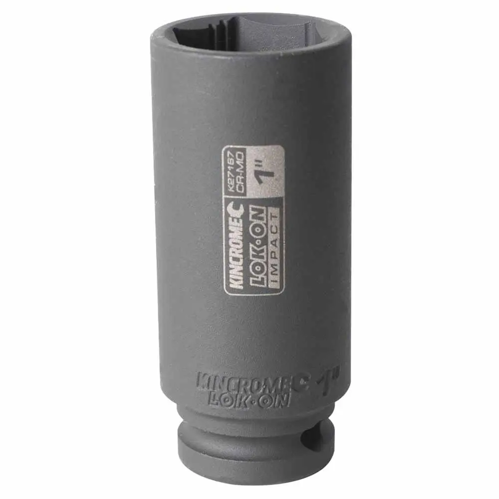 KINCROME LOK-ON 1" 1/2" Drive Deep Impact Socket K27167