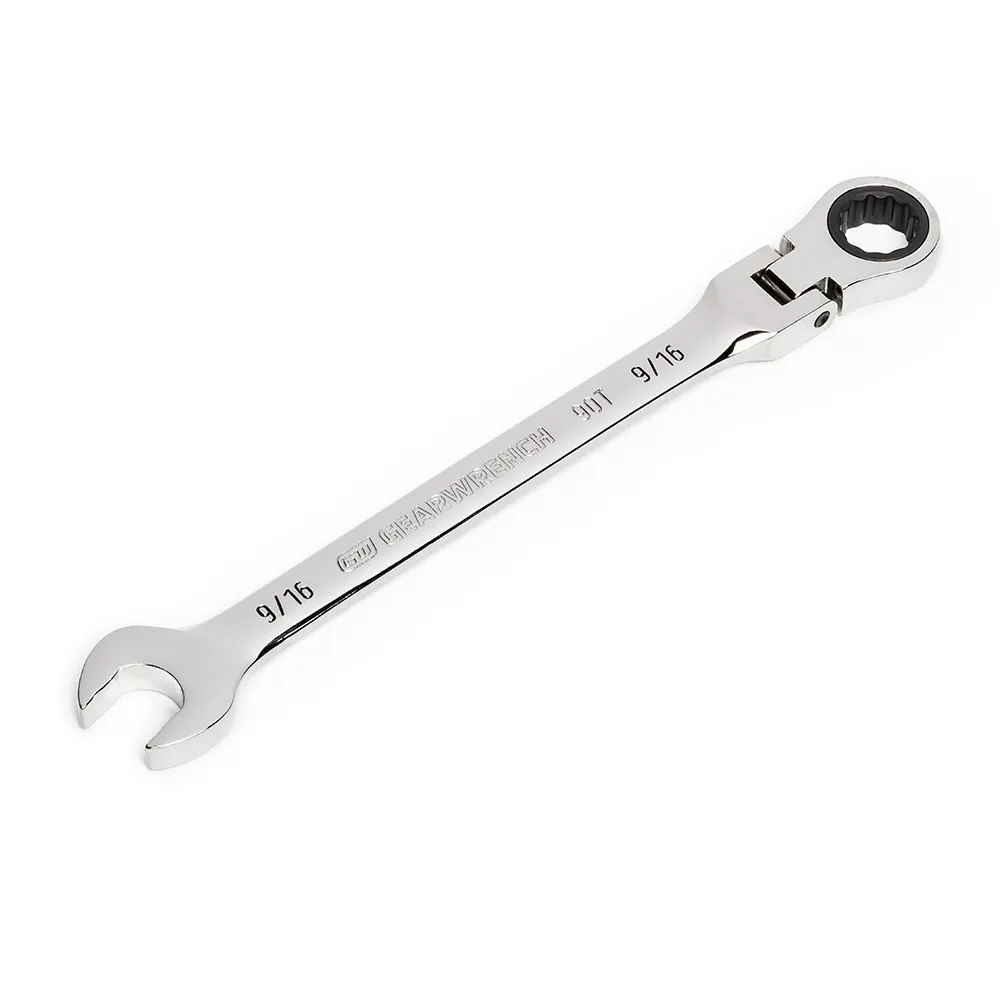 GEARWRENCH 9/16" 90T Flexhead Ratcheting Combination Wrench 86746