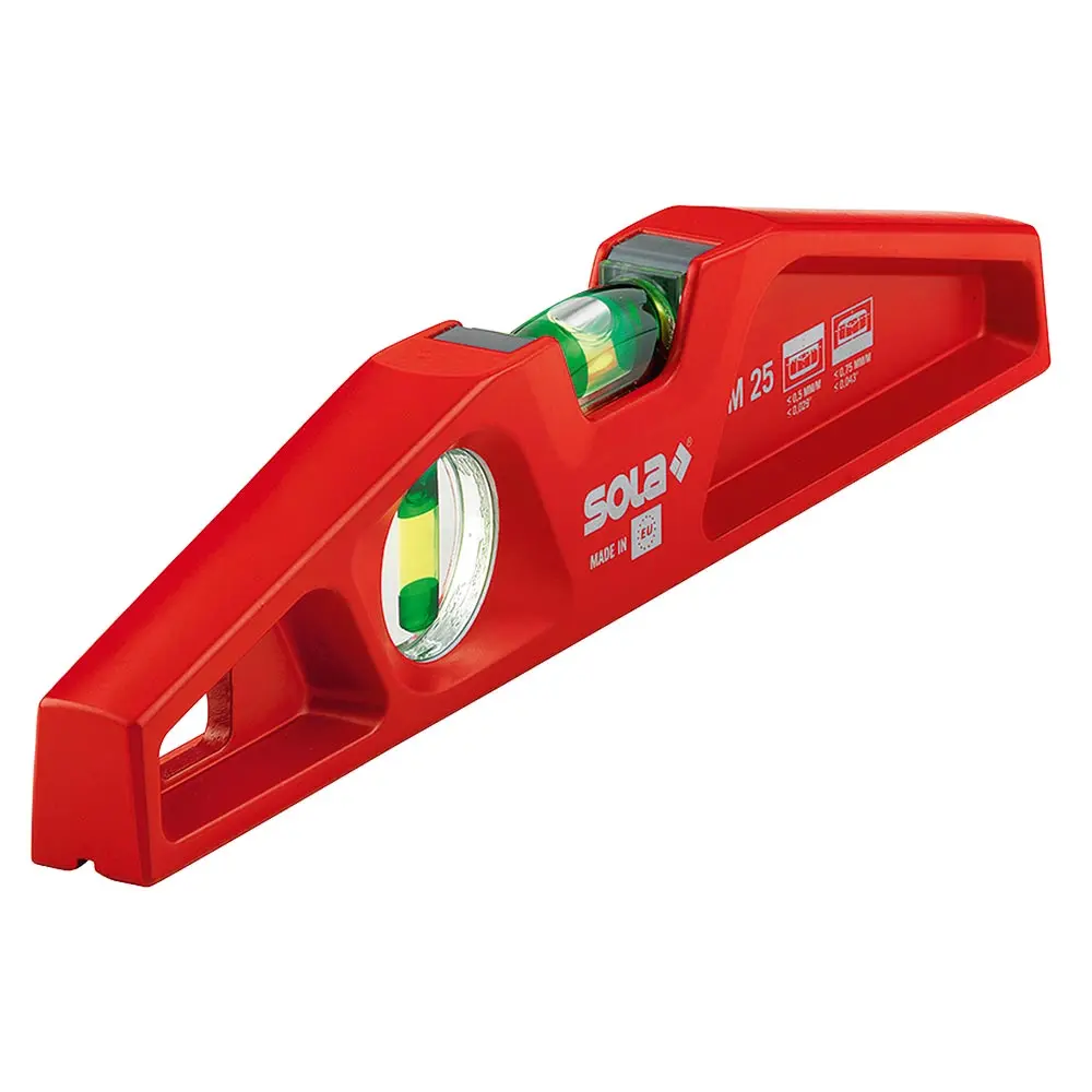 SOLA MM 25 25cm Die Cast Spirit Level 1330101