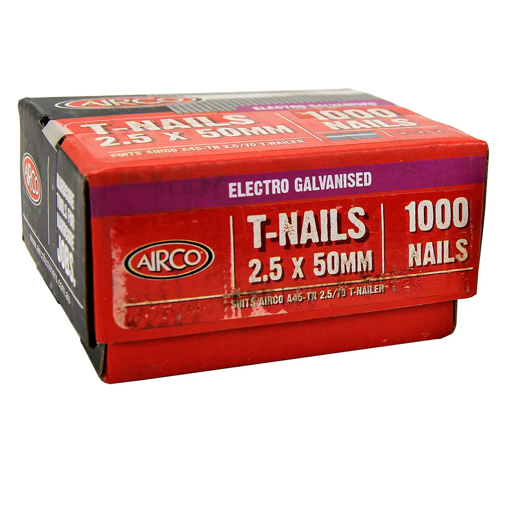 AIRCO T-Nails - 50 x 2.5mm NT25501