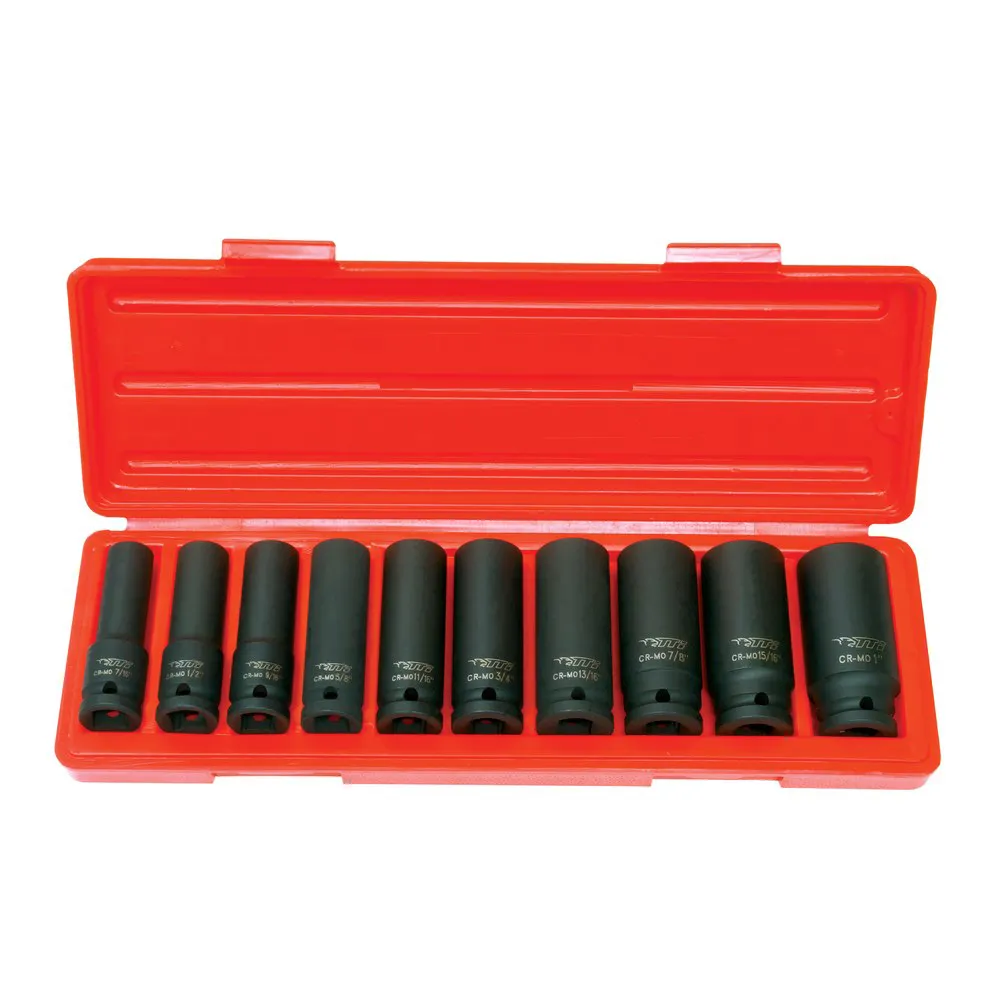 TTI 10 Piece 1/2" AF Deep Impact Socket Set TTI1210AFID