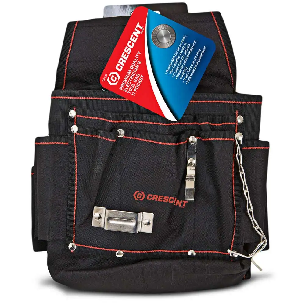 CRESCENT 11 Pocket Electrician's Tool Bag CET2P