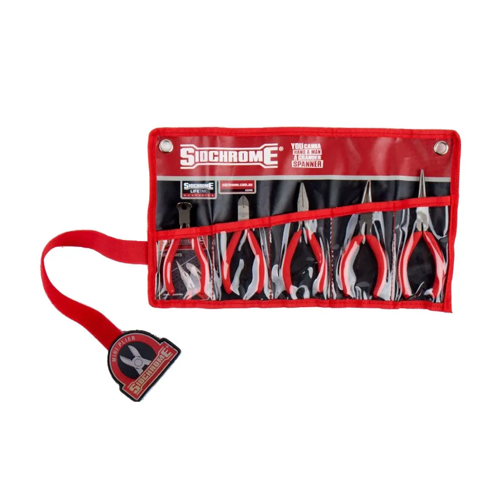 SIDCHROME 5 Piece Mini Plier Set SCMT28460