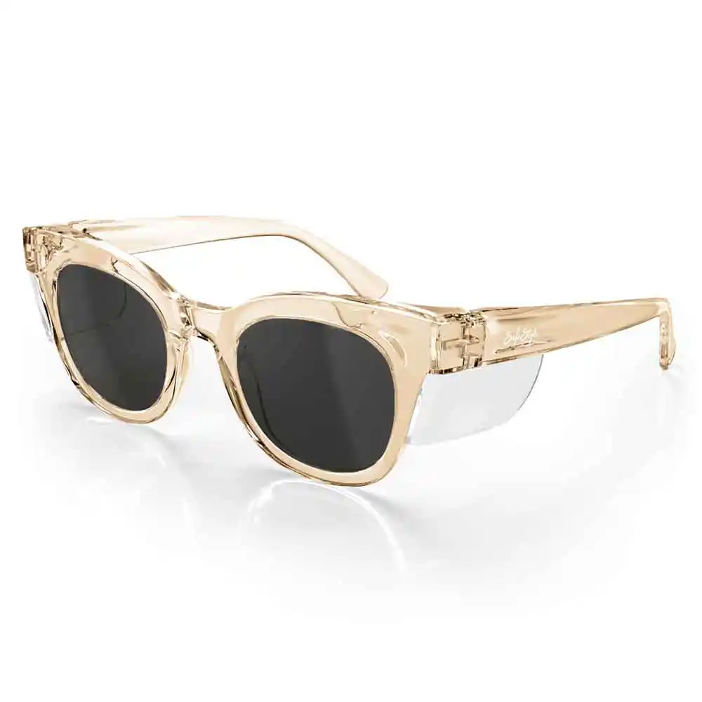 SAFESTYLE Harps Champagne Frame Polarised Lens Safety Spectacles HCHP100