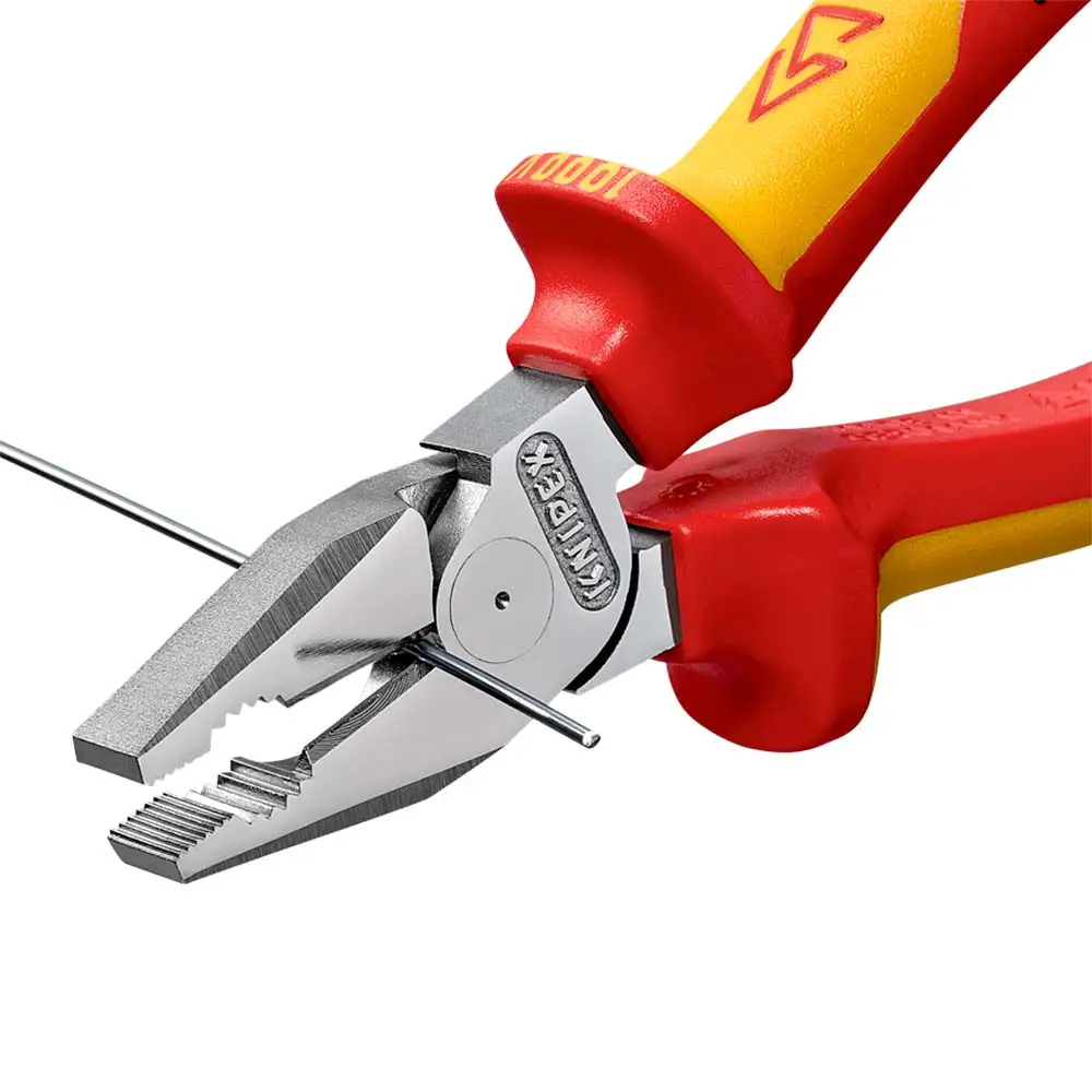 KNIPEX 200mm 1000V VDE High Leverage Combination Pliers 0206200SB